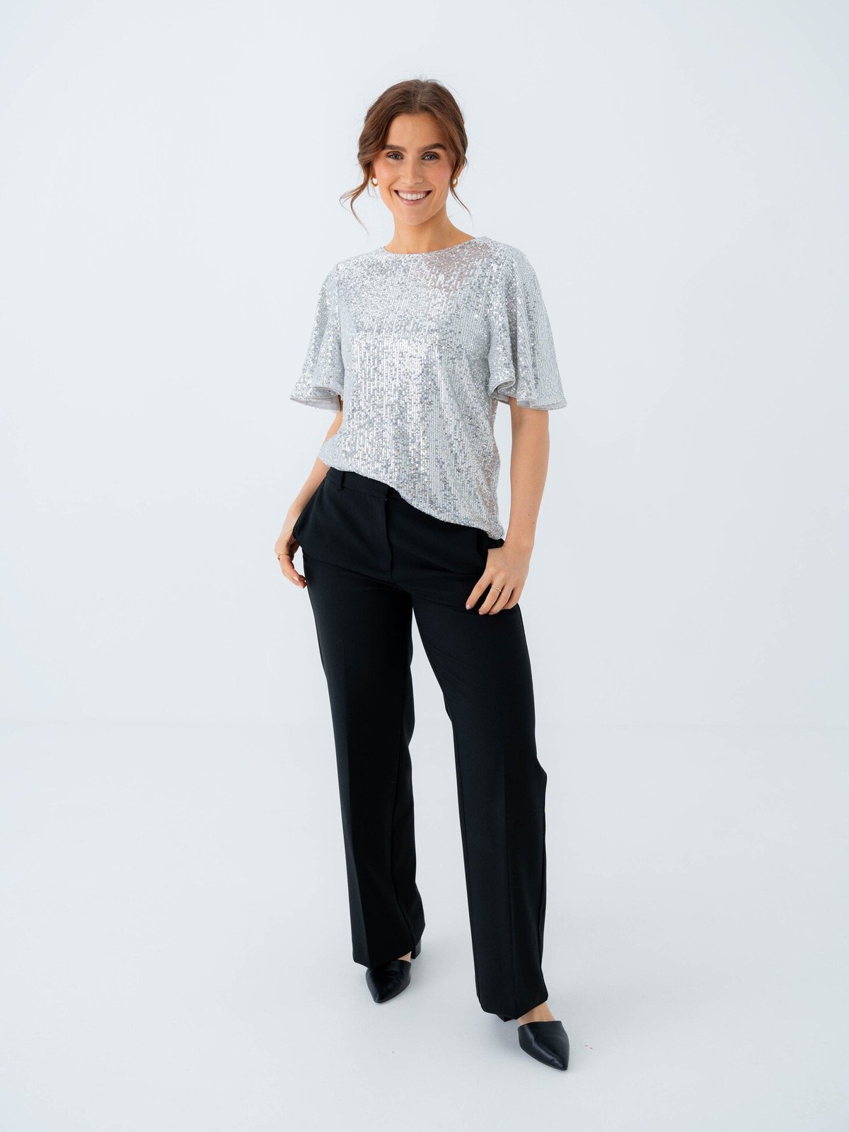 InWear Barbara Boxy Top Silver