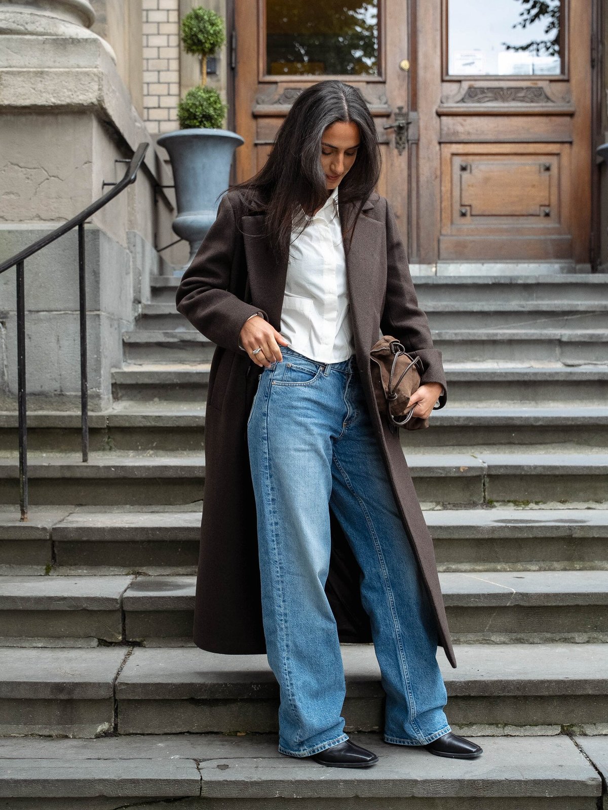 InWear Yunah Long Coat Chocolate Brown