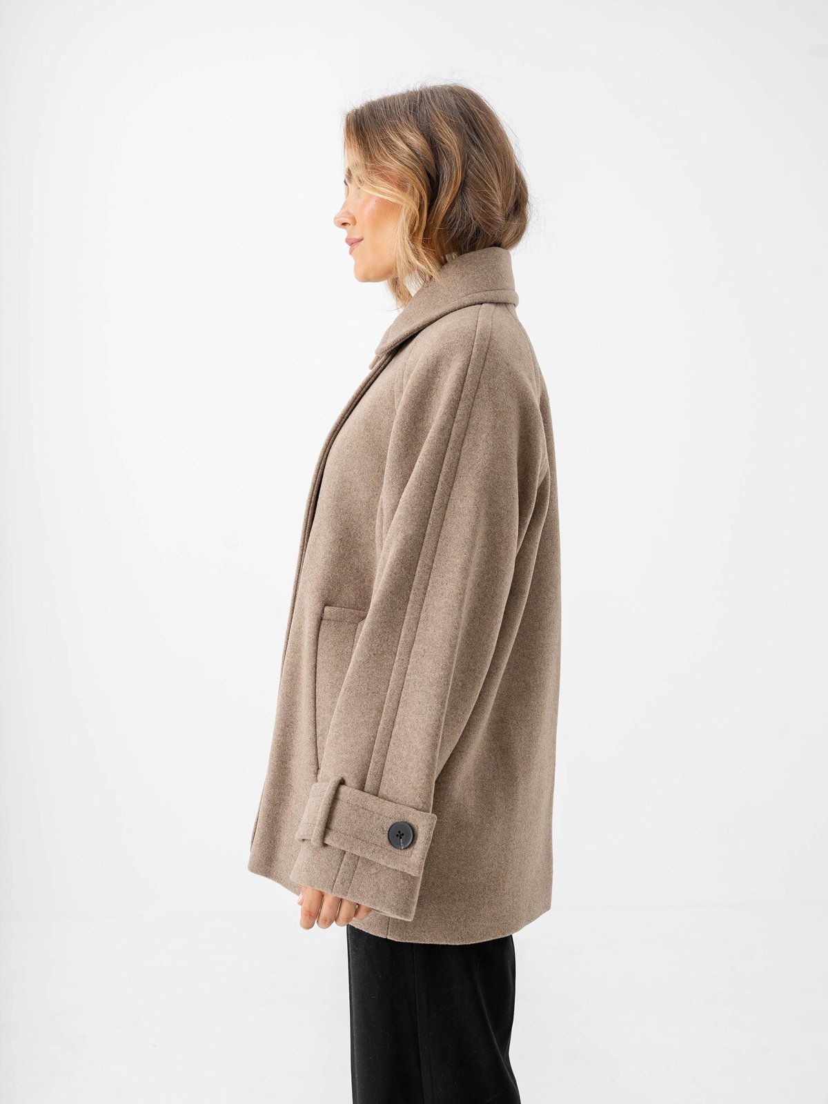 InWear Thora Minona Coat R Sandy Grey Melange