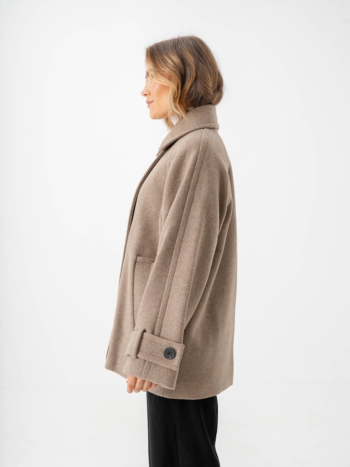 InWear Thora Minona Coat R Sandy Grey Melange