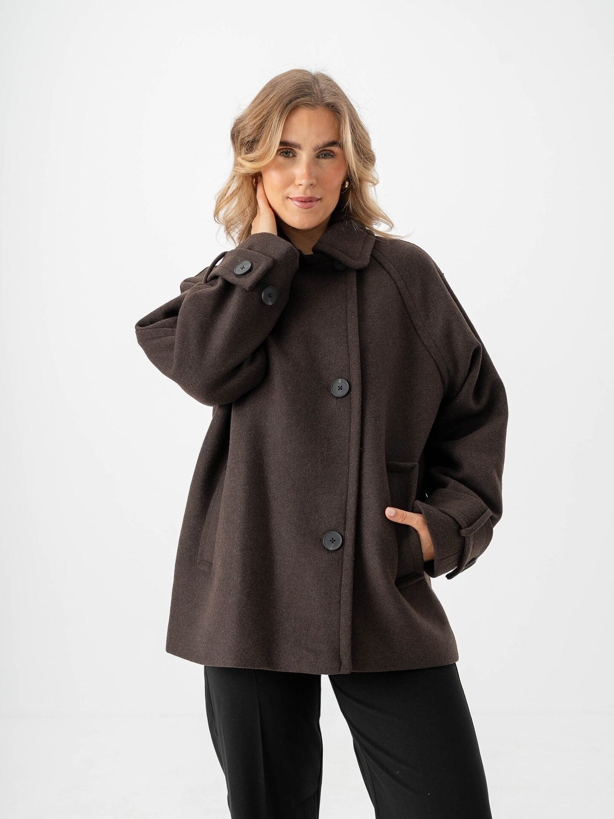InWear Thora Minona Coat R Chocolate Brown