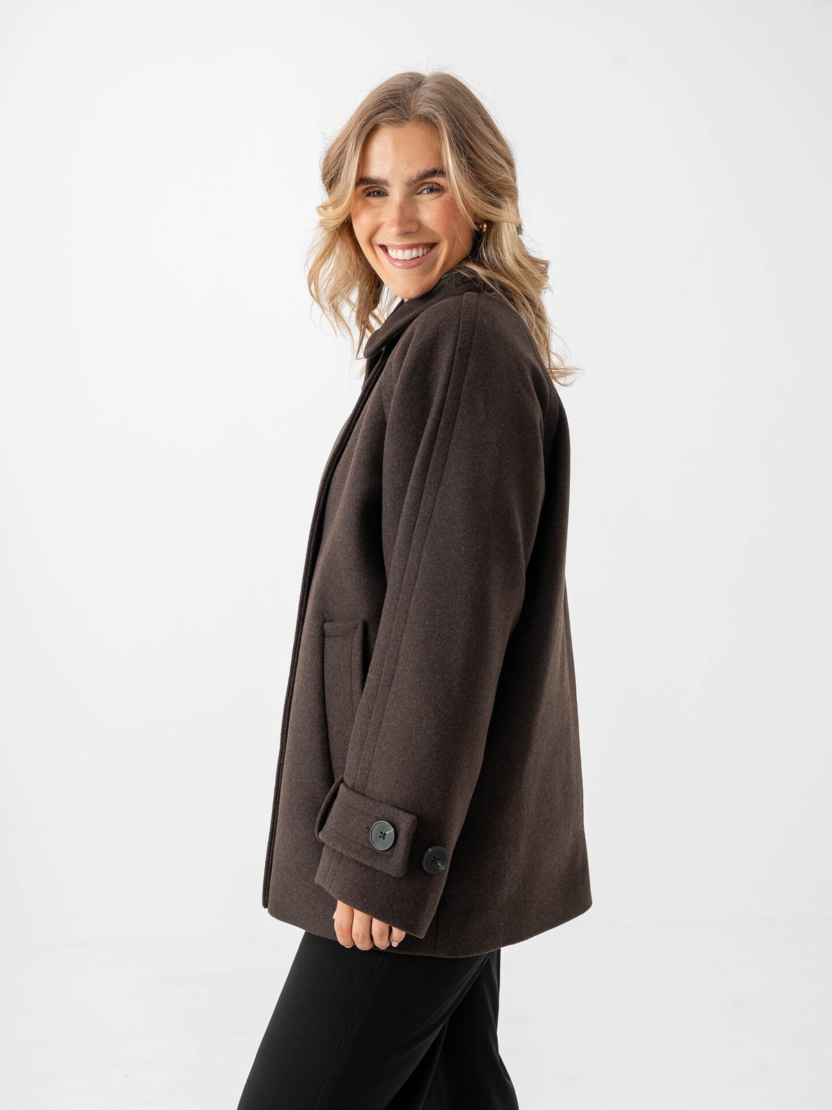 InWear Thora Minona Coat R Chocolate Brown