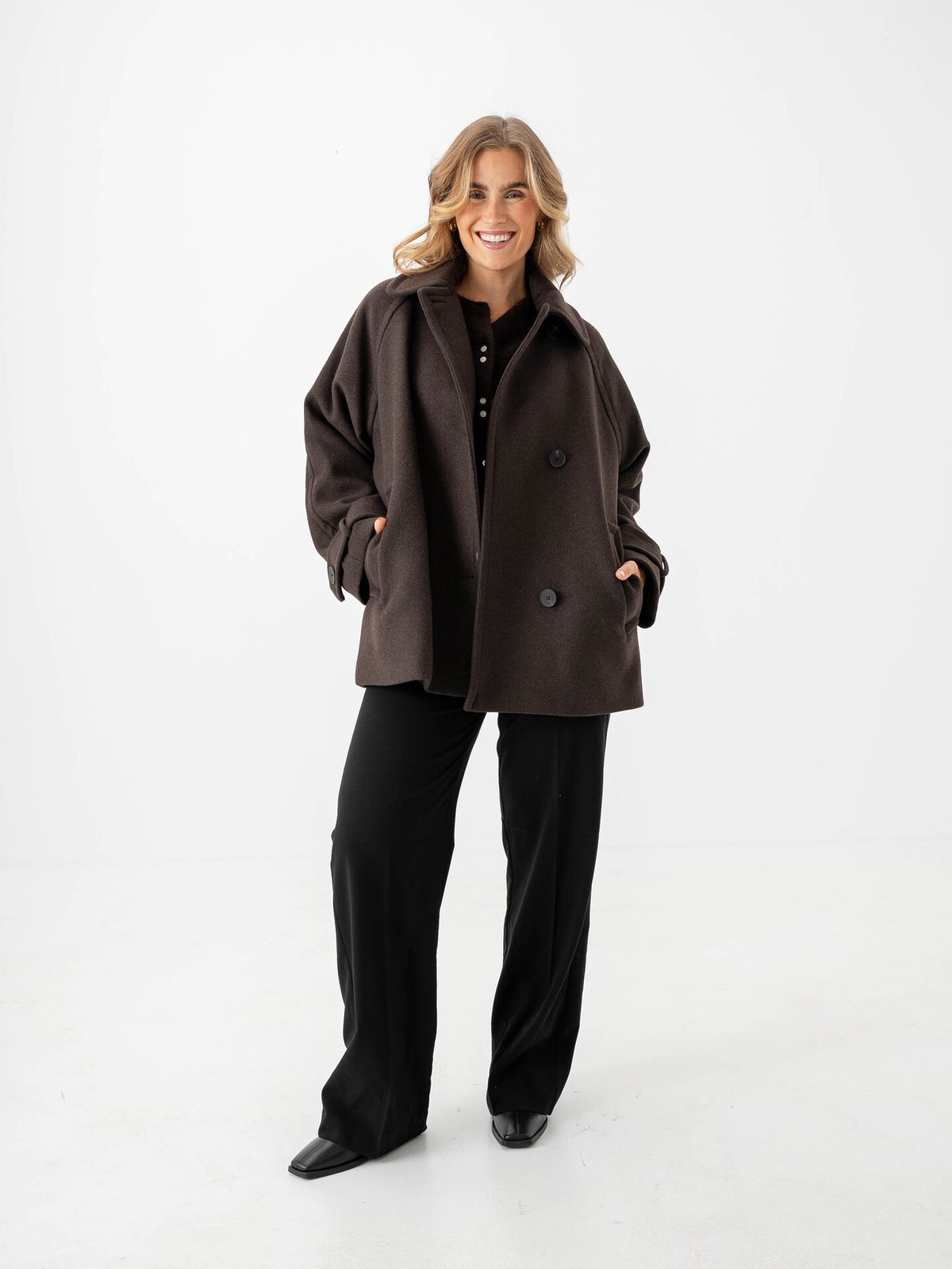 InWear Thora Minona Coat R Chocolate Brown