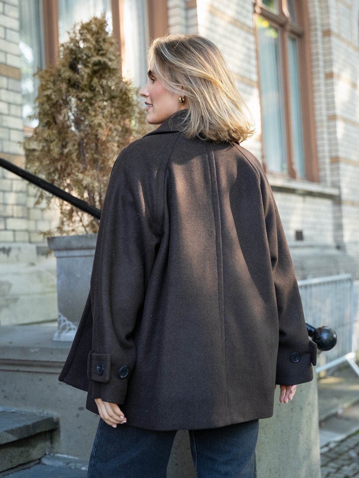 InWear Thora Minona Coat R Chocolate Brown