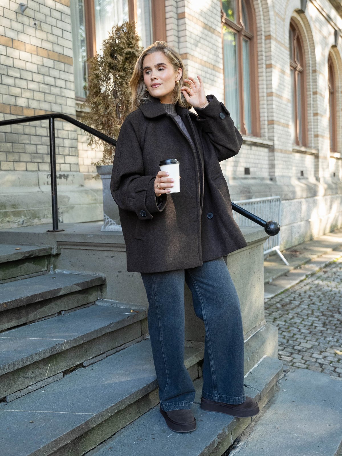 InWear Thora Minona Coat R Chocolate Brown