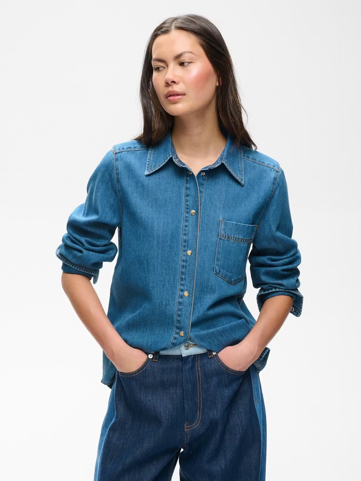 InWear Glenn Shirt Faded Blue