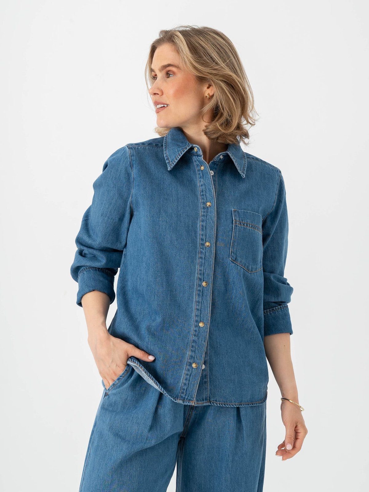 InWear Glenn Shirt Faded Blue