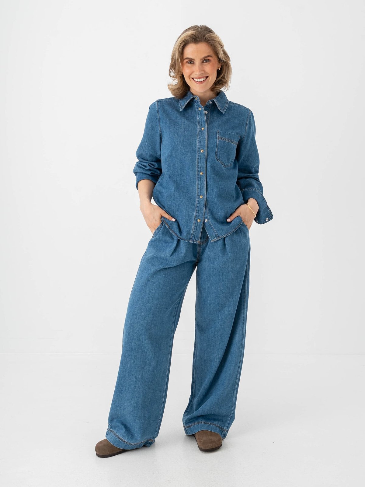 InWear Glenn Shirt Faded Blue