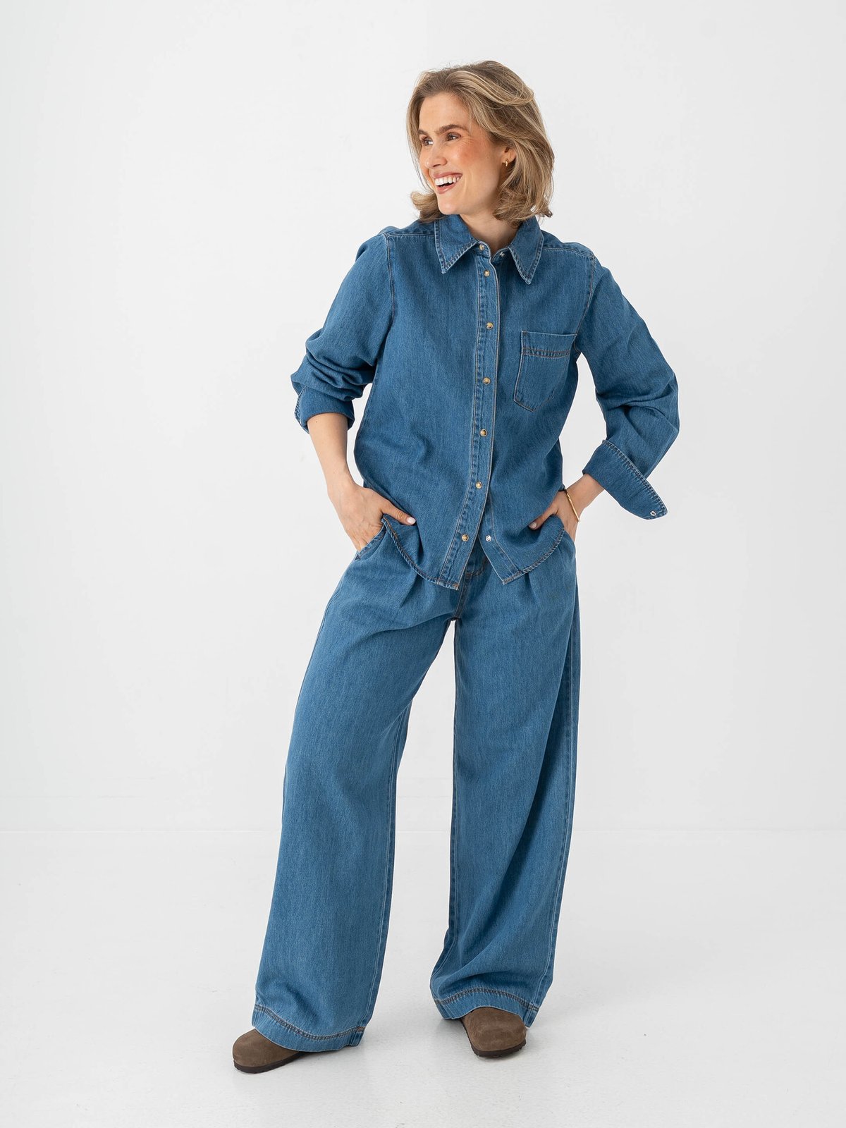 InWear Glenn Shirt Faded Blue