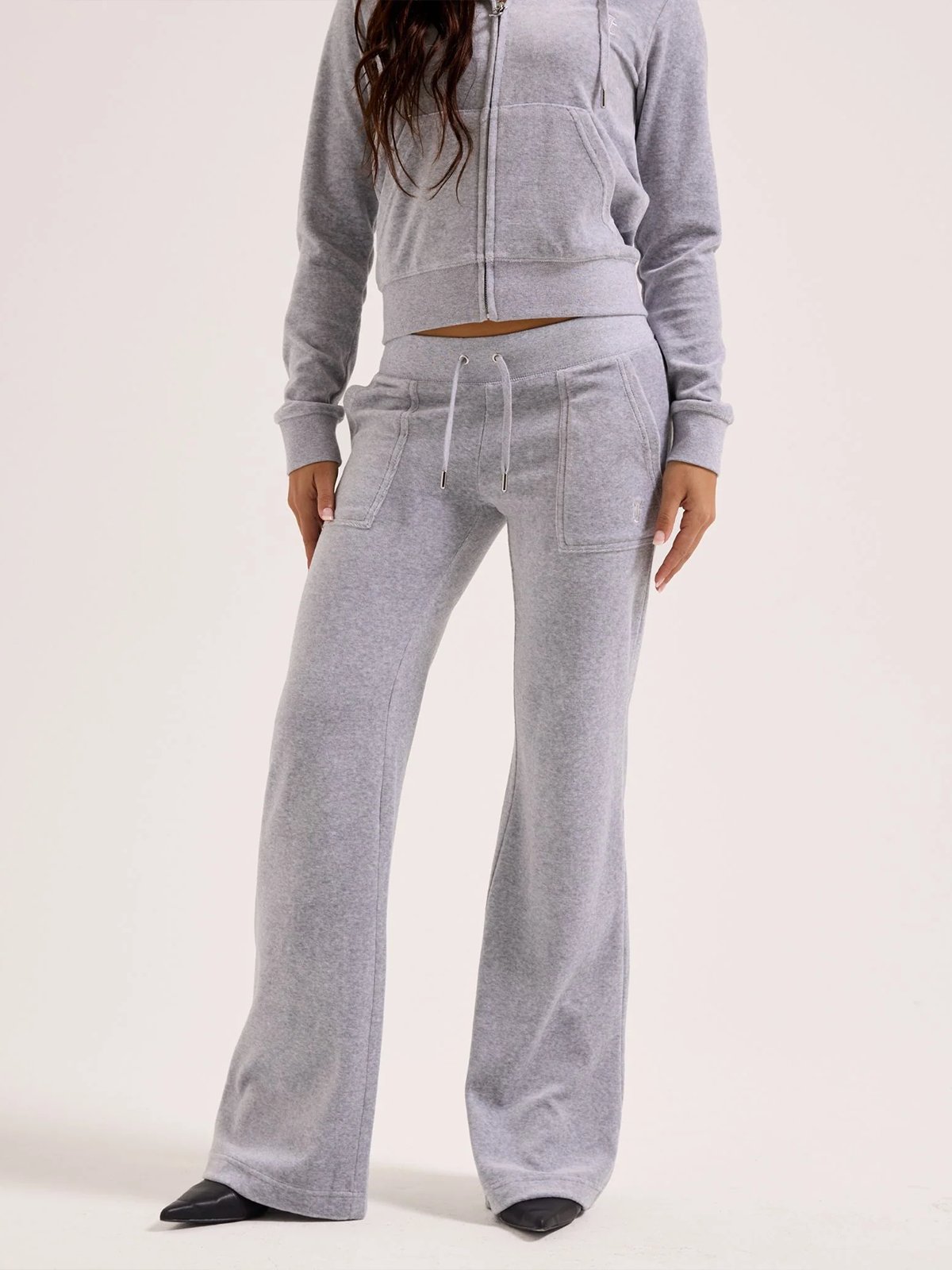 Juicy Couture Layla Pocket Pant Silver Marl