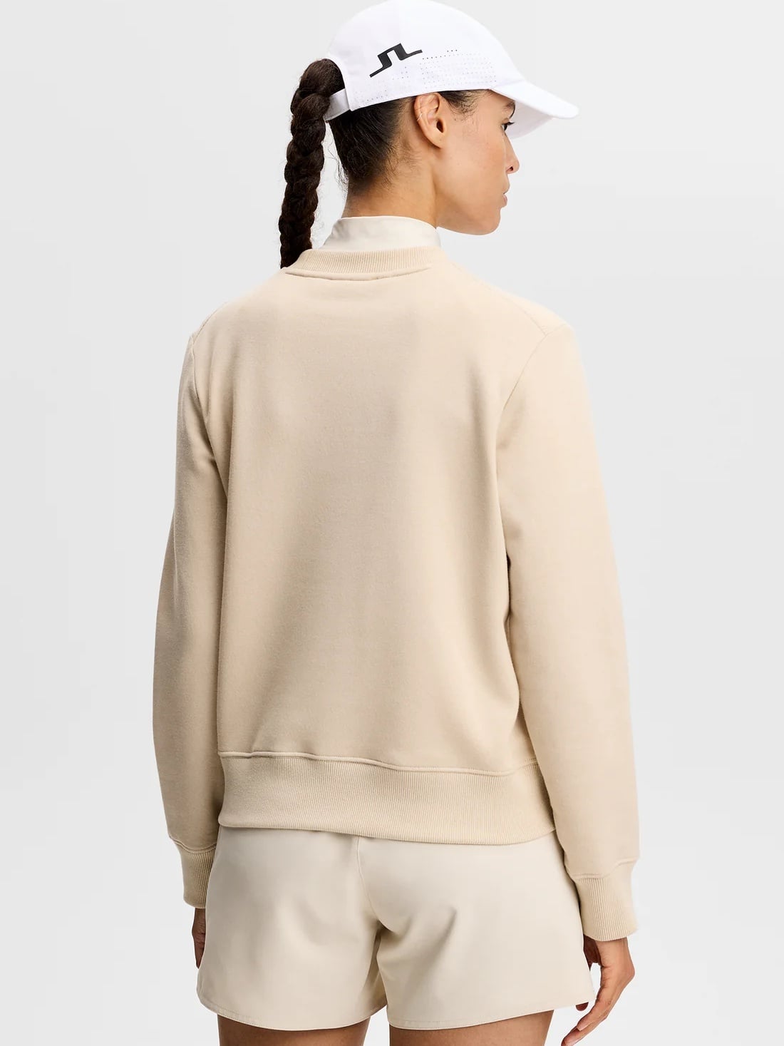 J.LINDEBERG Nova Crew Neck Moonbeam