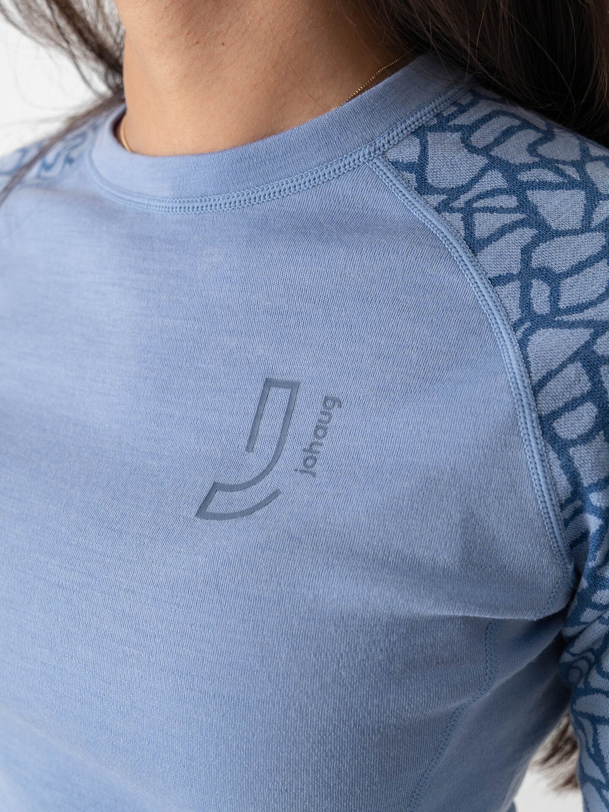 Johaug Win Wool Long Sleeve Blå
