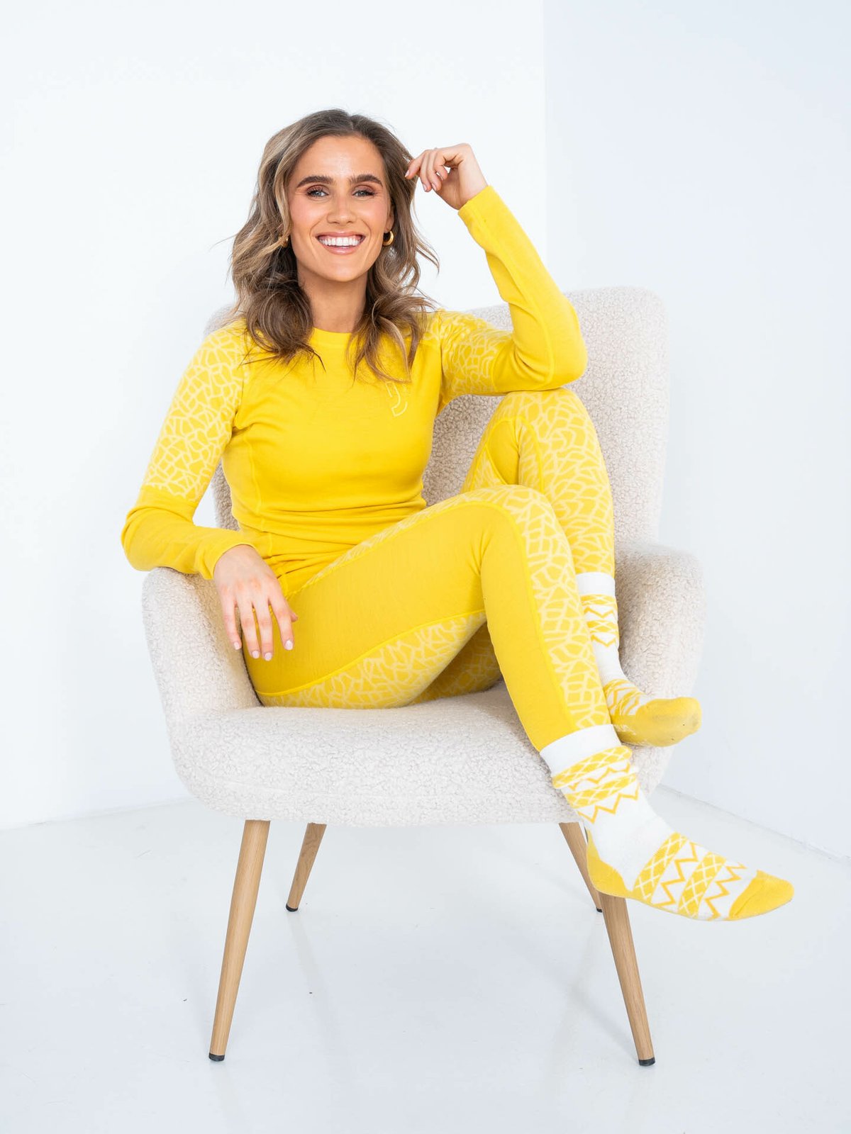 Johaug Win Wool Long Sleeve Maize