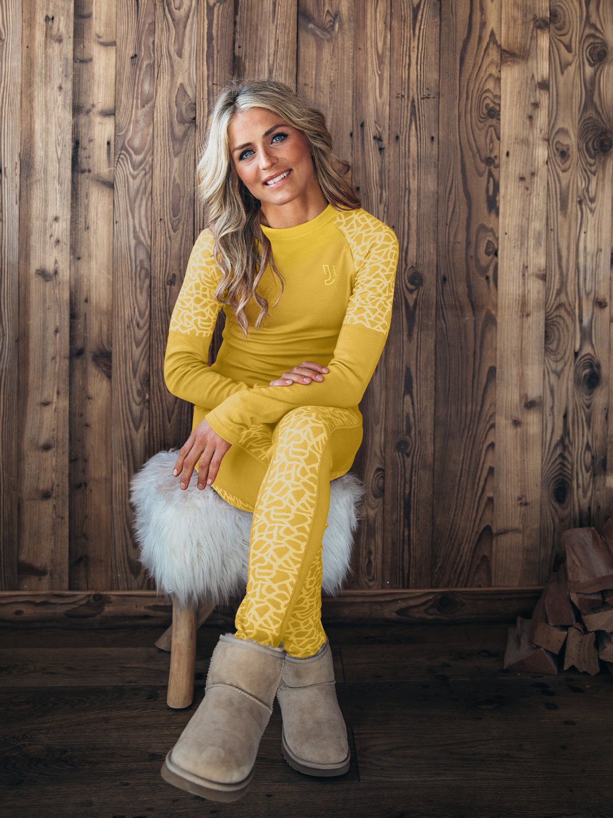 Johaug Win Wool Long Sleeve Maize