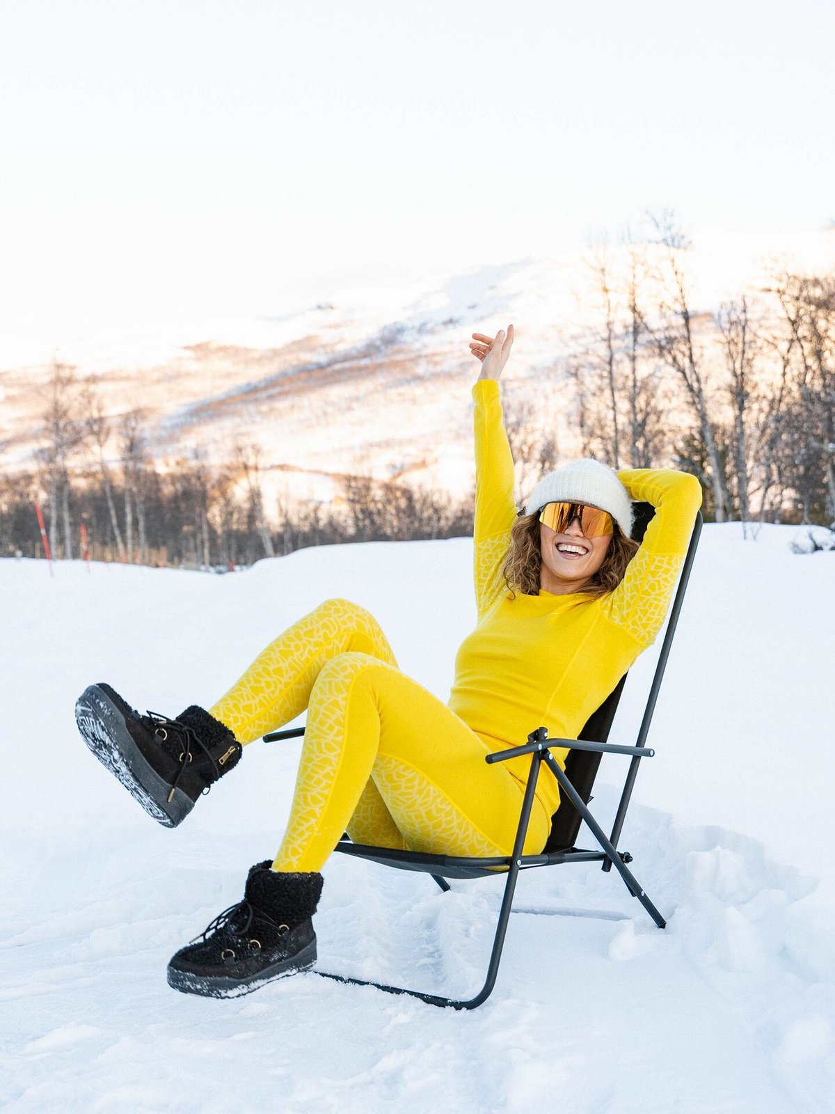 Johaug Win Wool Long Sleeve Maize