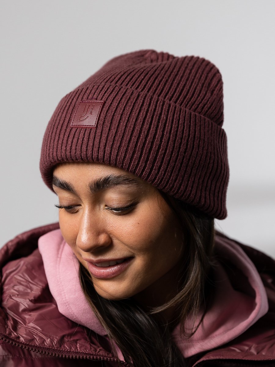 Johaug Softie Rib Beanie Brownish Red