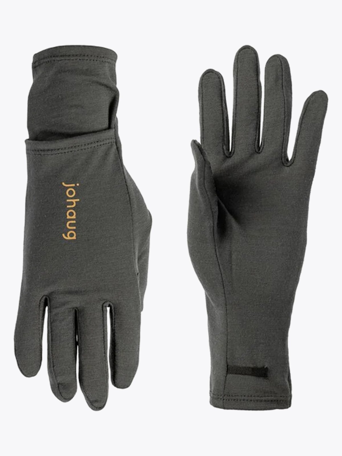 Johaug Adapt Wool Liner Glove Dark Grey
