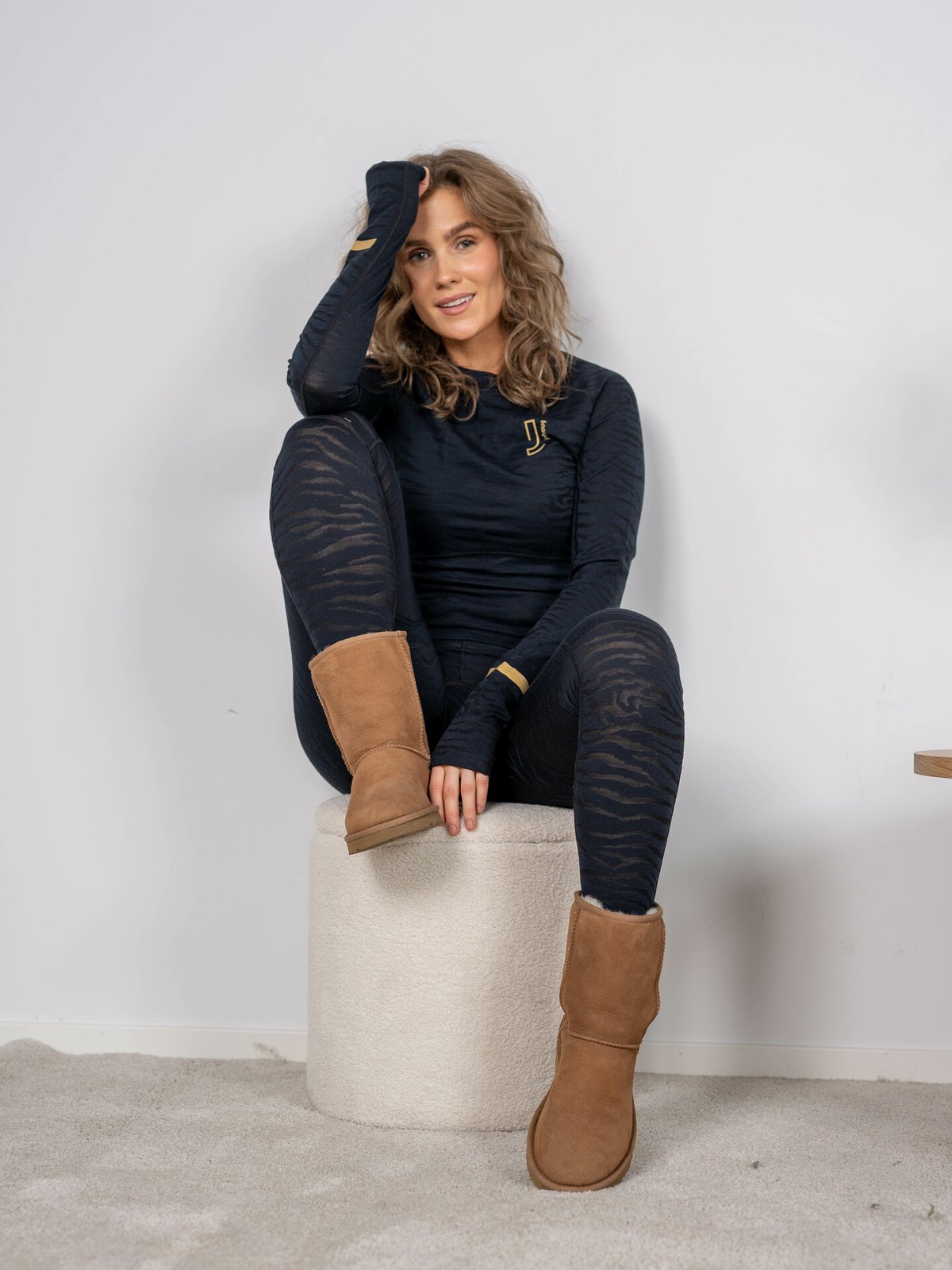 Johaug Advance Tech-Wool Long Sleeve True Black