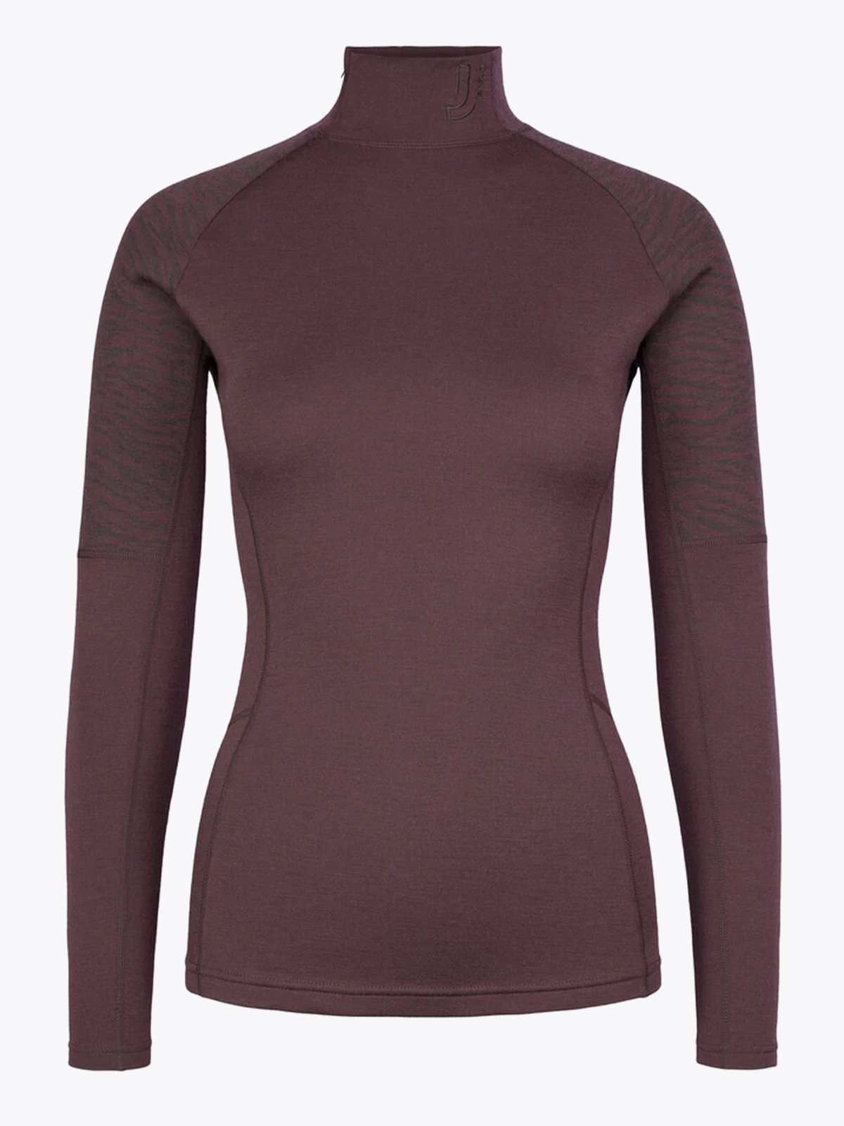 Johaug Elevate Wool Half Zip Mahog