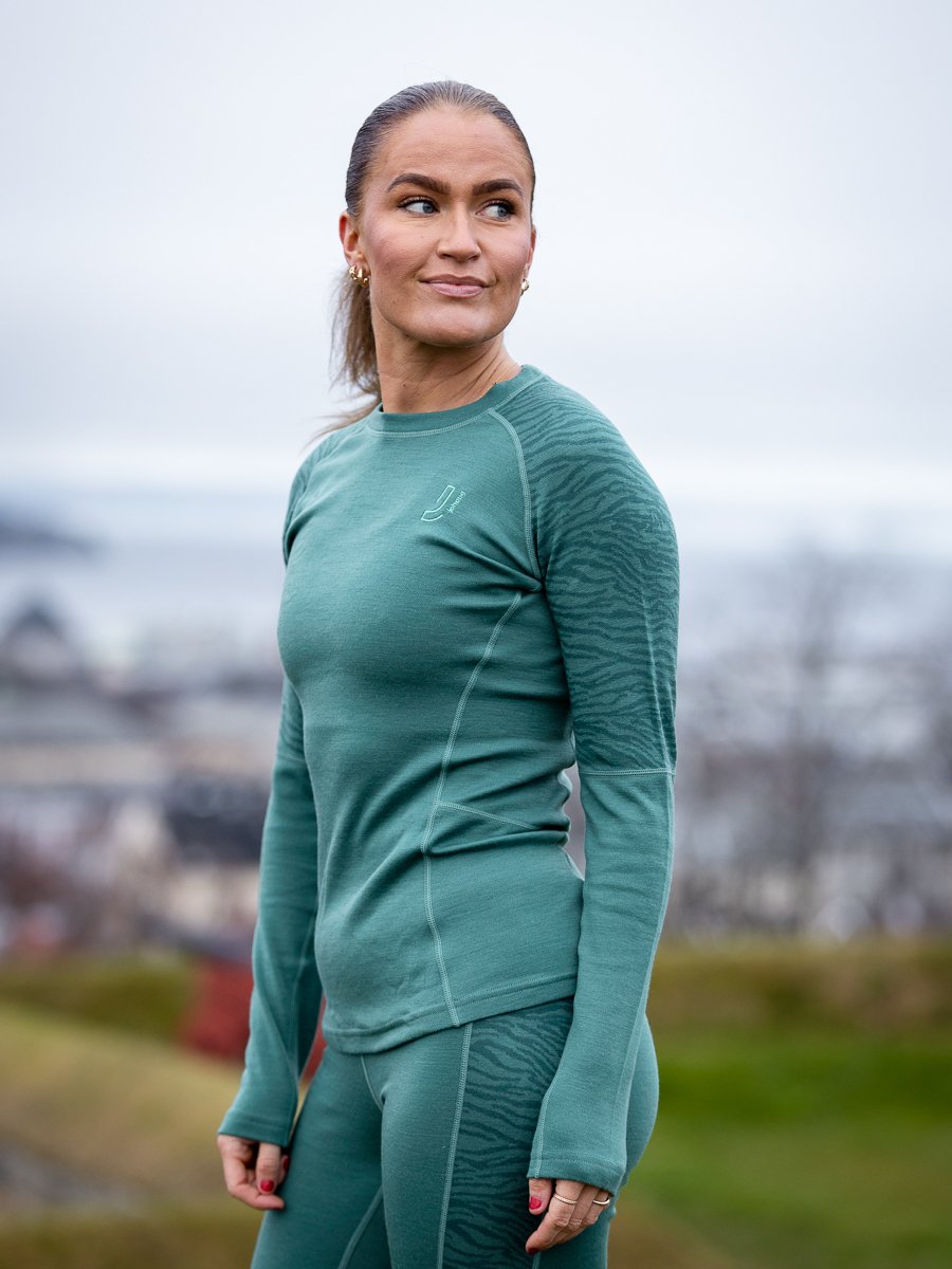 Johaug Elevate Wool Long Sleeve Leaf
