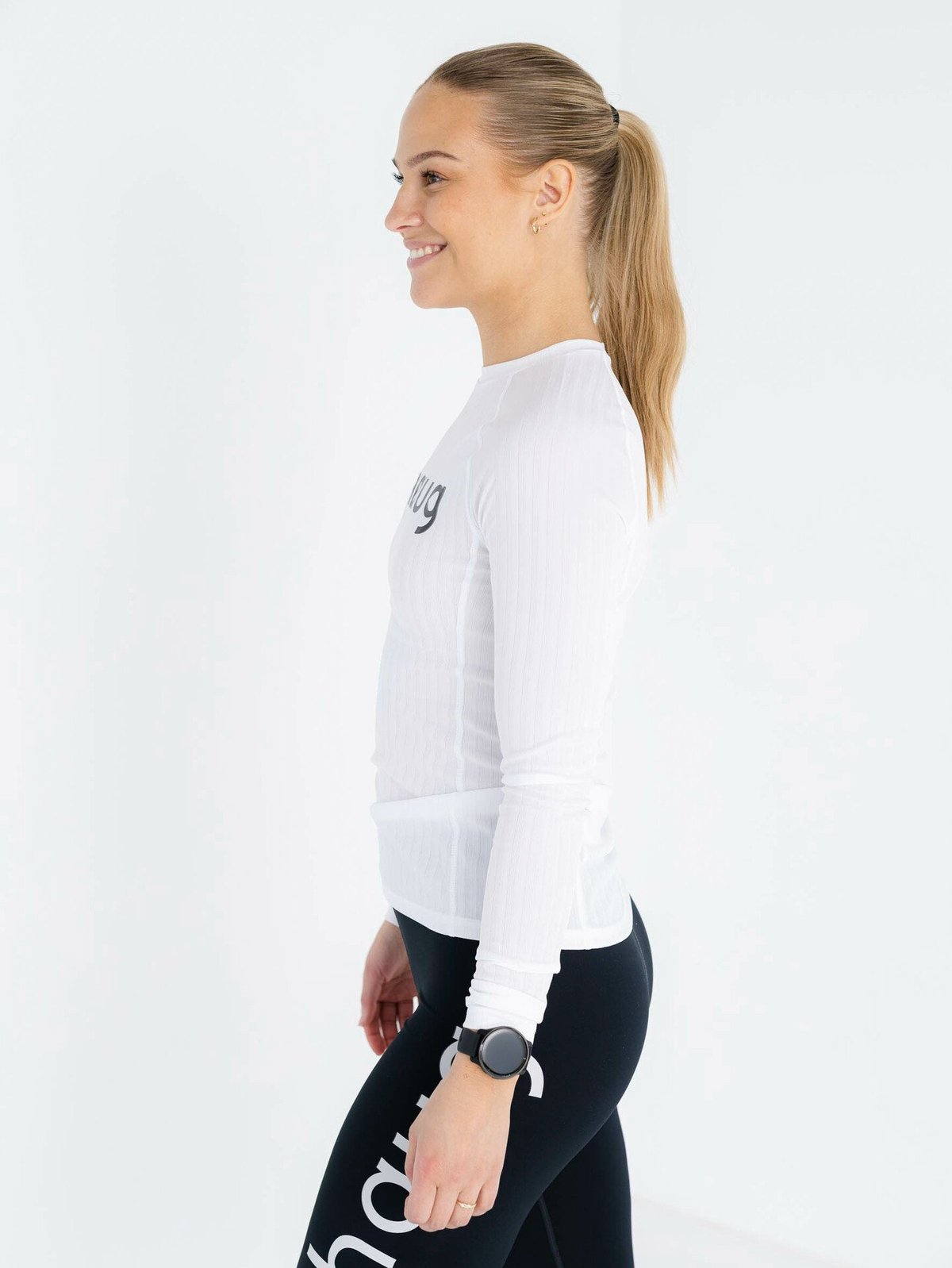 Johaug Rib Tech Long Sleeve White