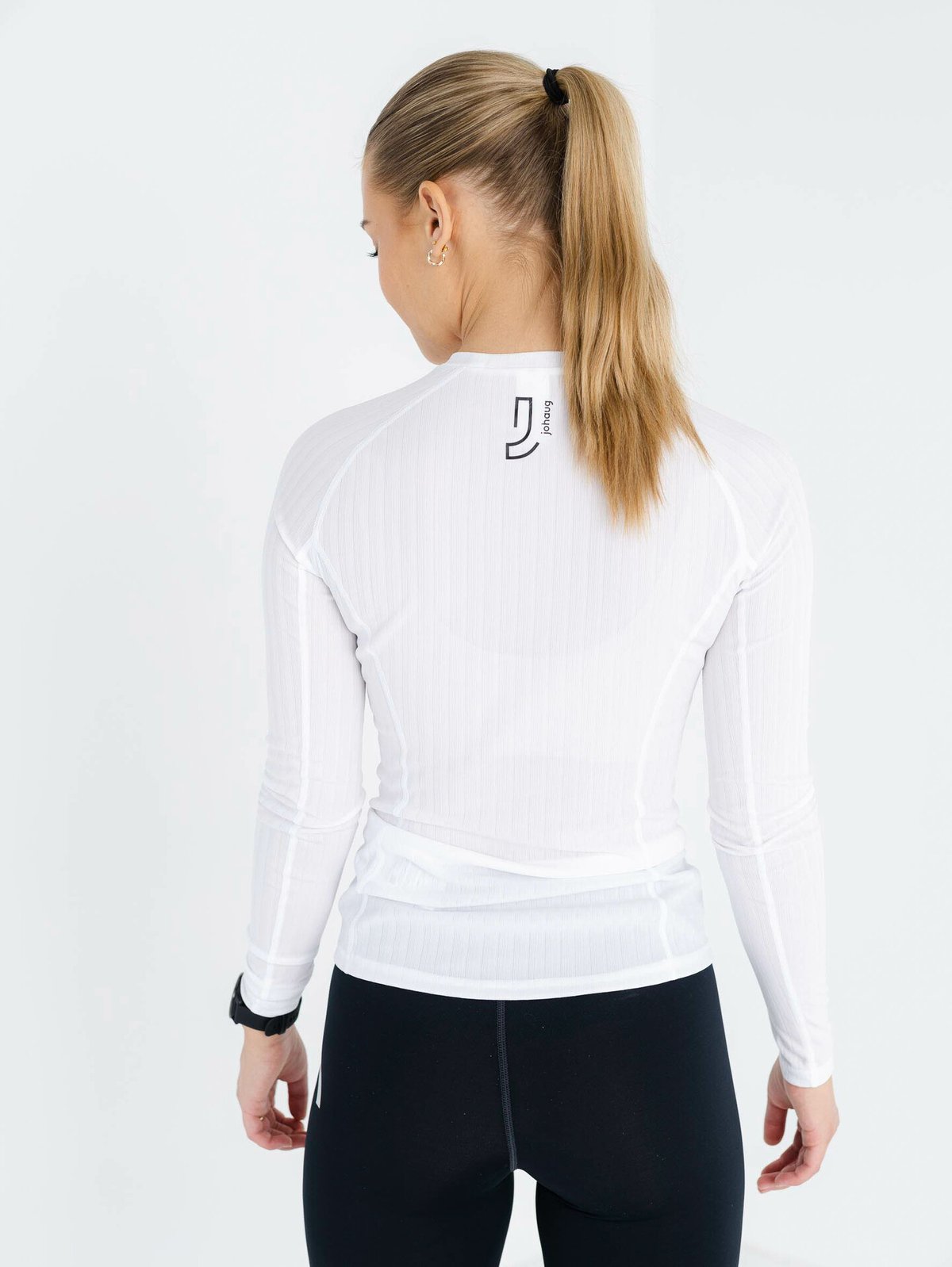 Johaug Rib Tech Long Sleeve White