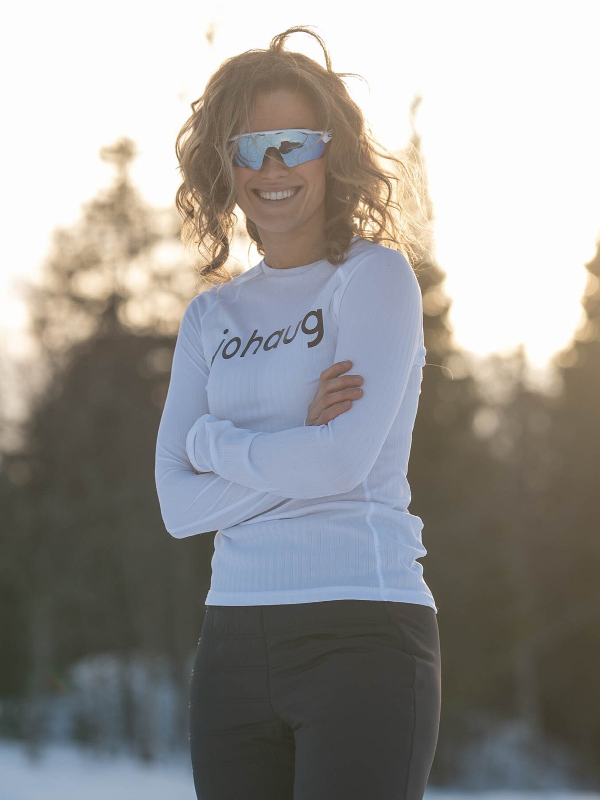 Johaug Rib Tech Long Sleeve White