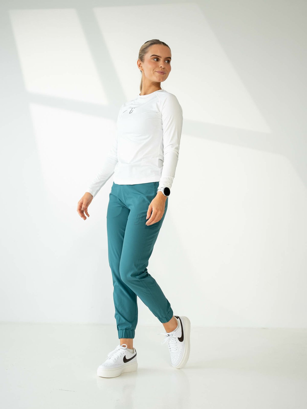 Johaug Strut microfiber pant Sjøgrønn