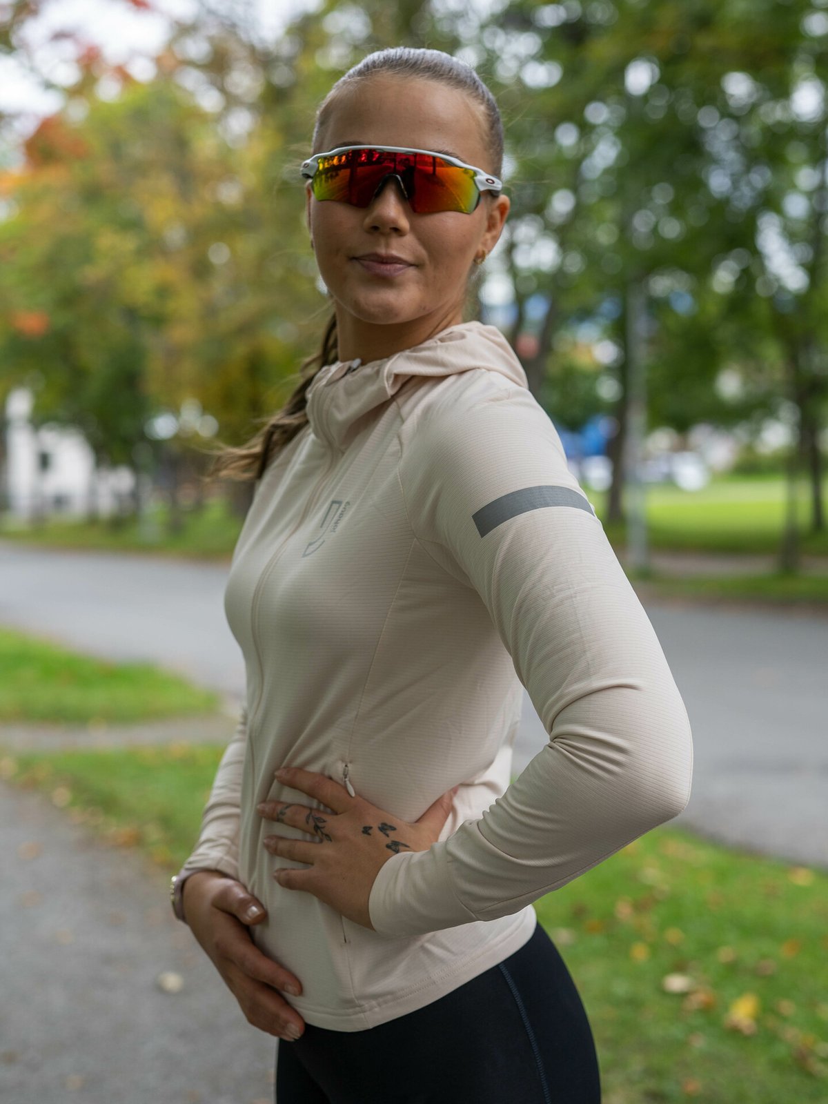 Johaug Gleam Full Zip Light beige