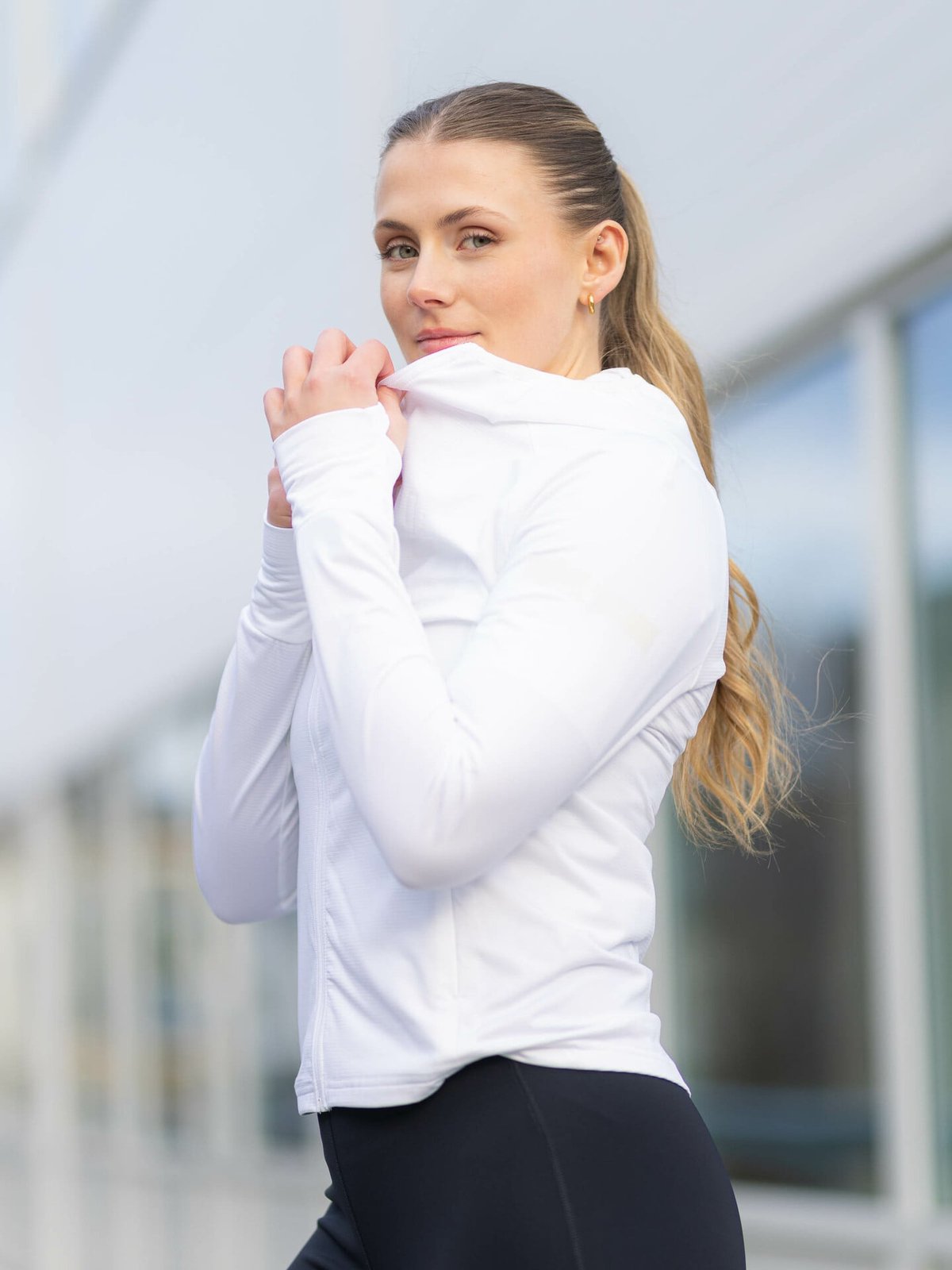 Johaug Gleam Full Zip White