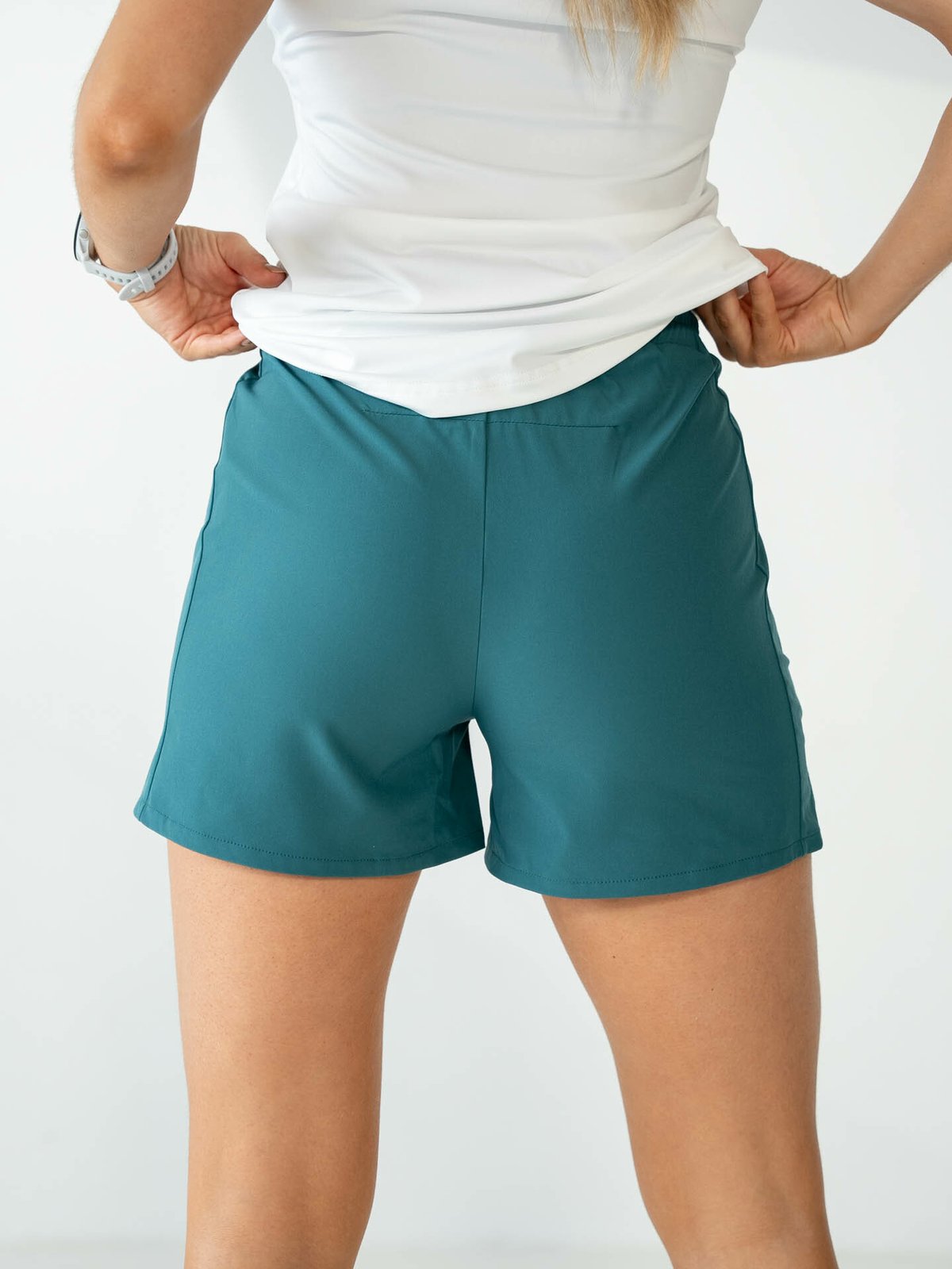 Johaug Strut Microfiber Shorts Sjøgrønn
