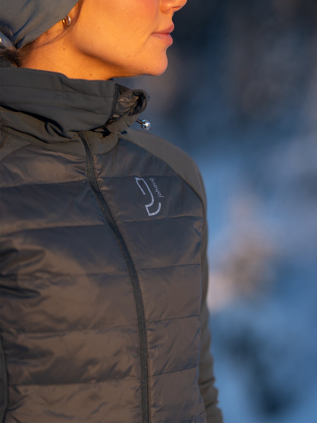 Johaug Radiate Down Hybrid Jacket MNAVY