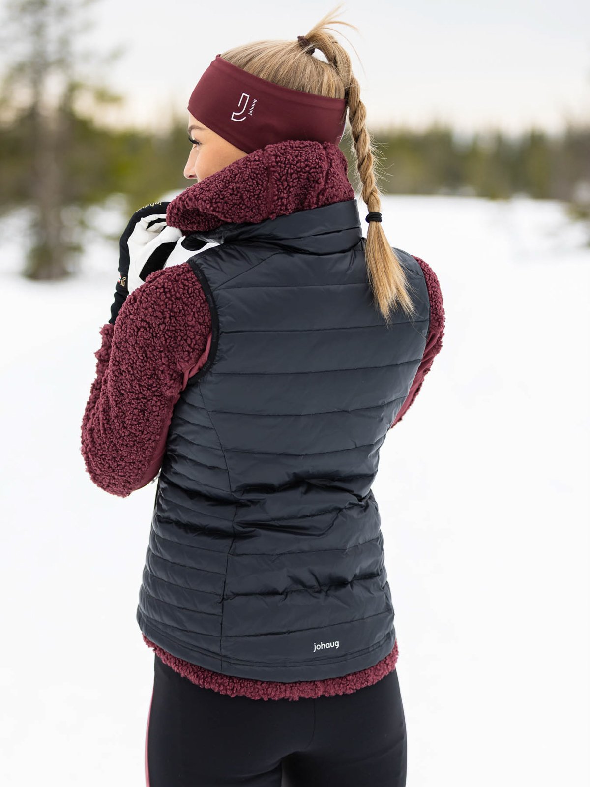 Johaug Radiate Down Vest TBLCK