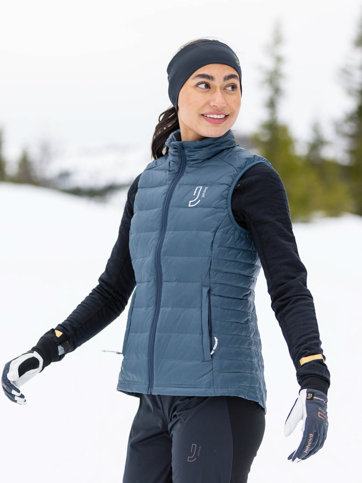 Johaug Radiate Down Vest MNAVY