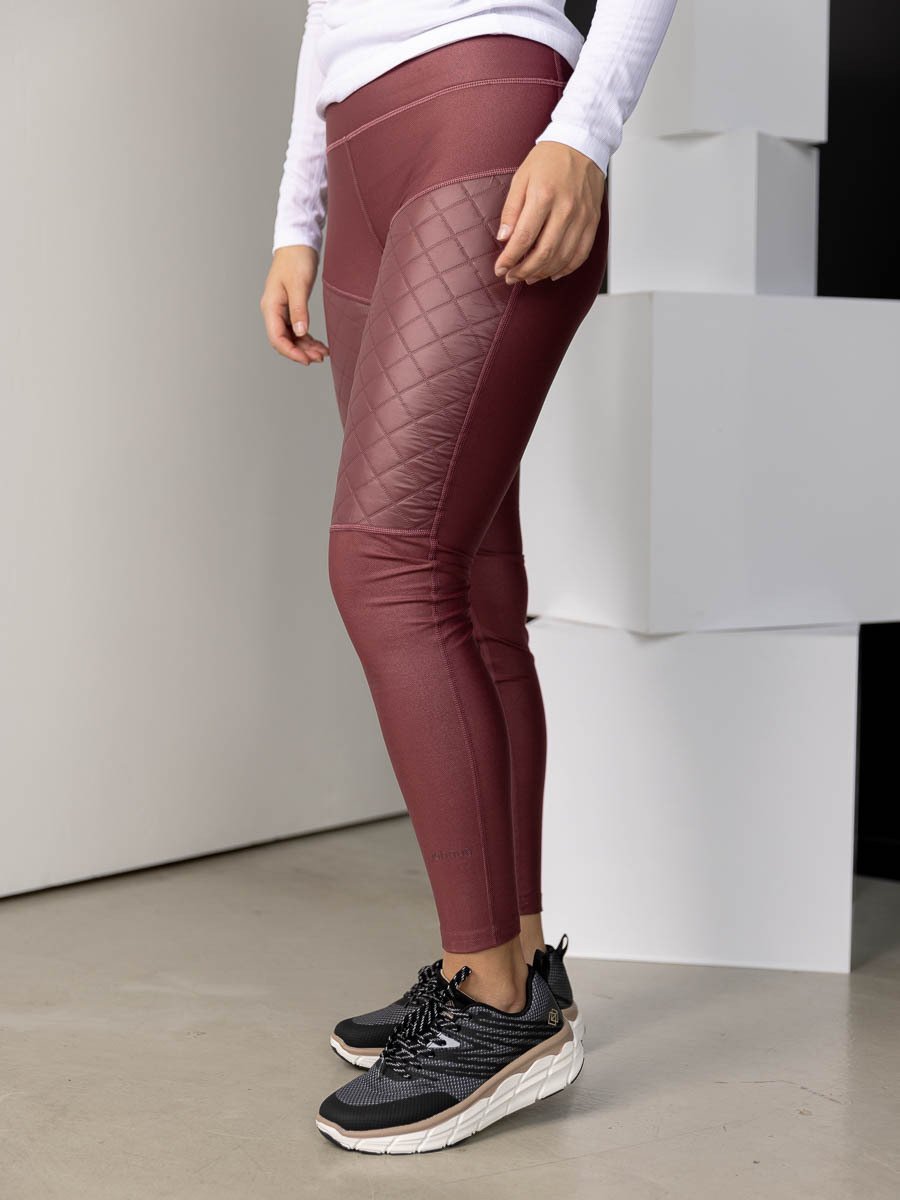 Johaug Advance Primaloft Tights Brownish Red