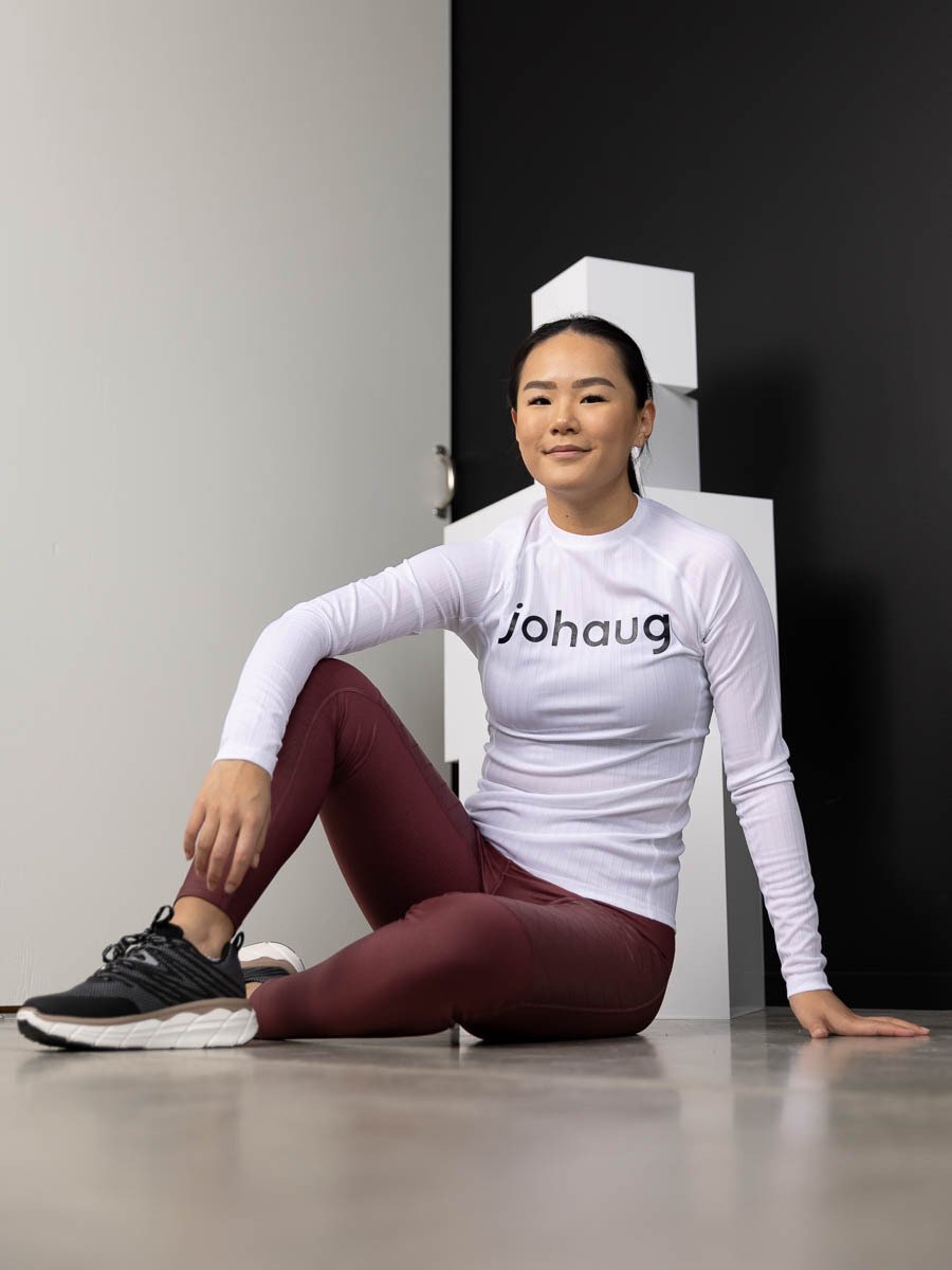 Johaug Advance Primaloft Tights Brownish Red