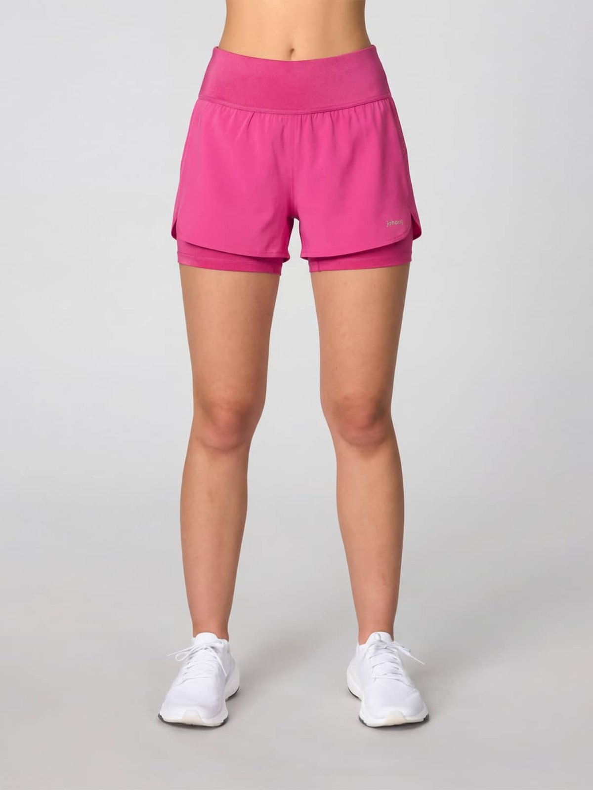 Johaug Impact Shorts 2 in 1 Hot Pink