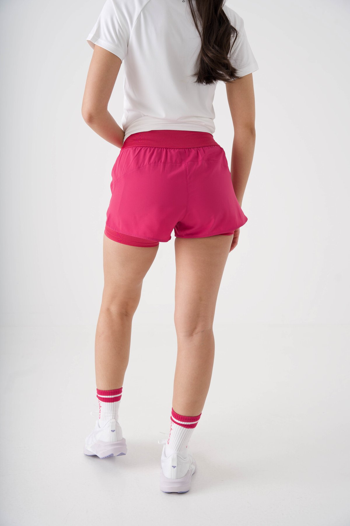 Johaug Impact Shorts 2 in 1 Hot Pink