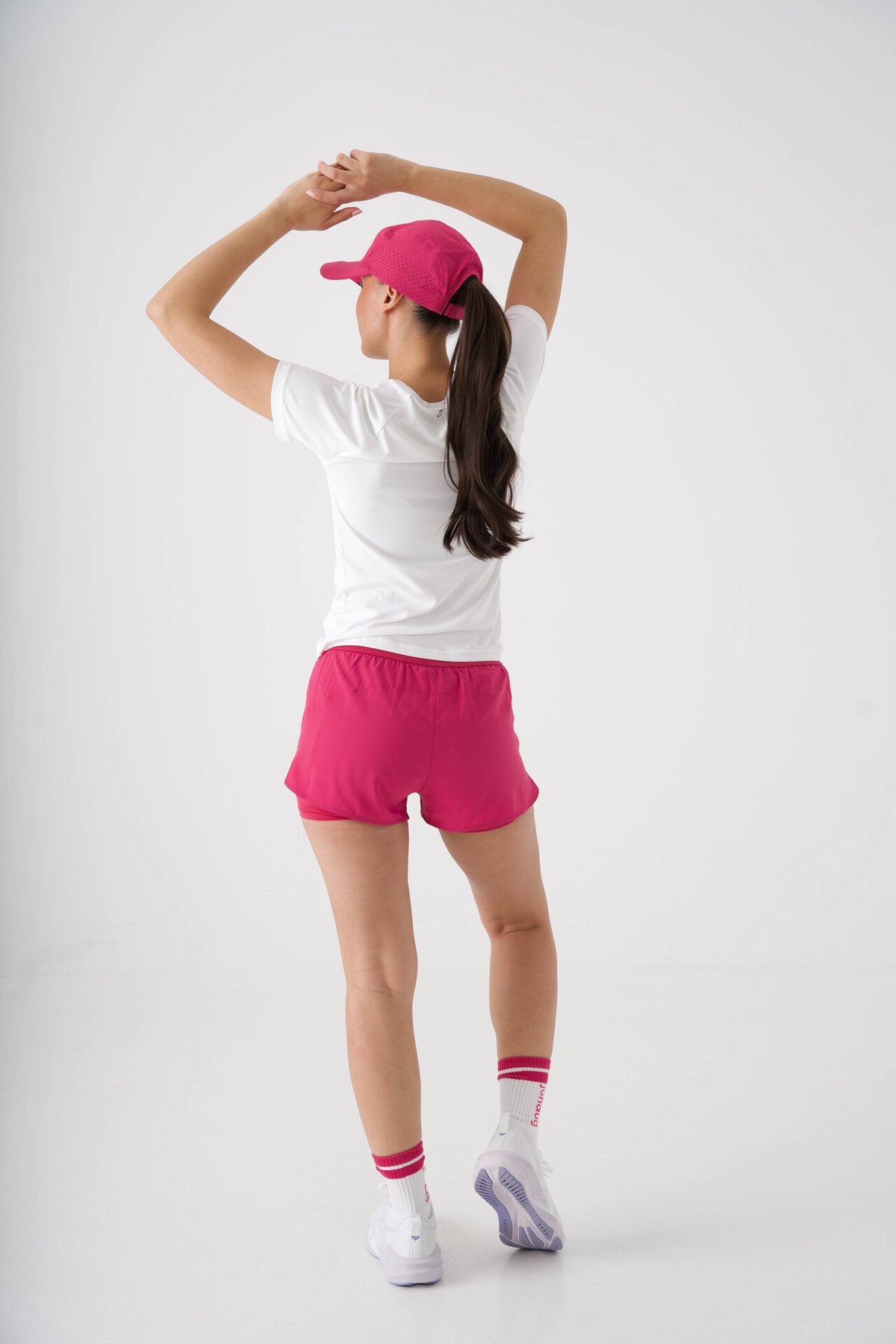 Johaug Impact Shorts 2 in 1 Hot Pink