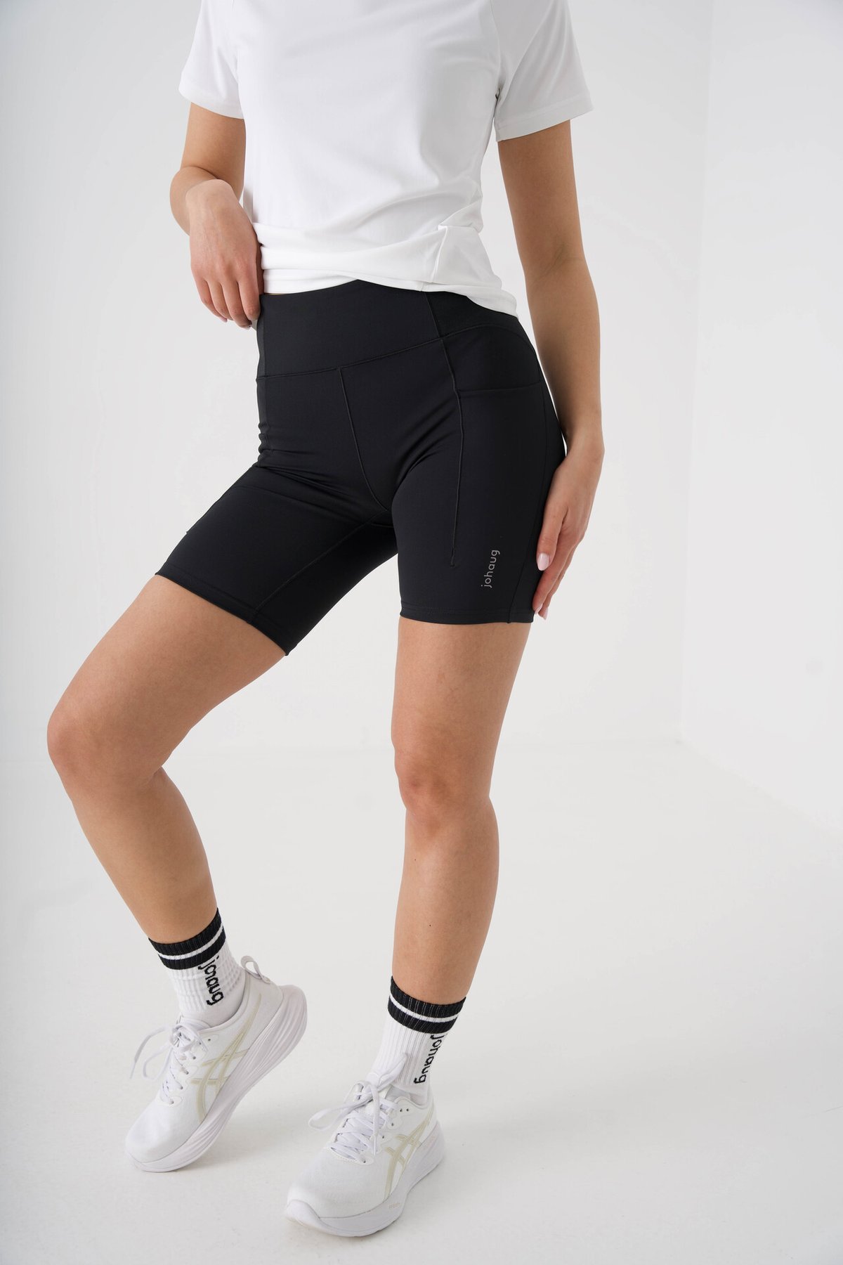 Johaug Impact Tights 7,5 Inch Sort