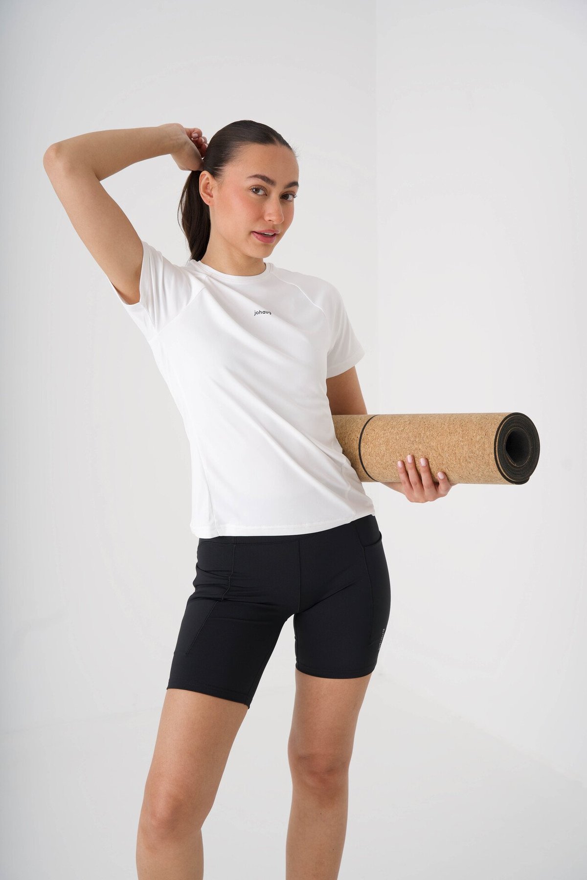 Johaug Impact Tights 7,5 Inch Sort