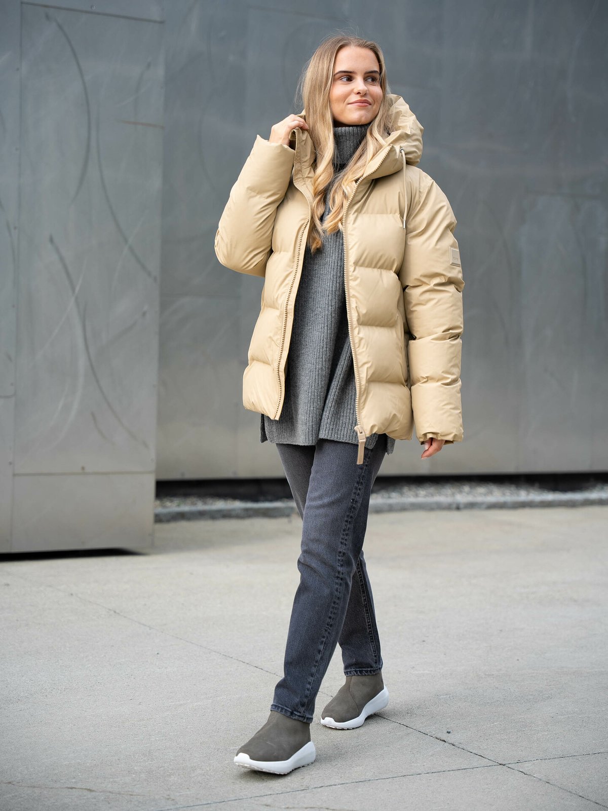 Kastel Røros Leather Water Resistant Stone Grey