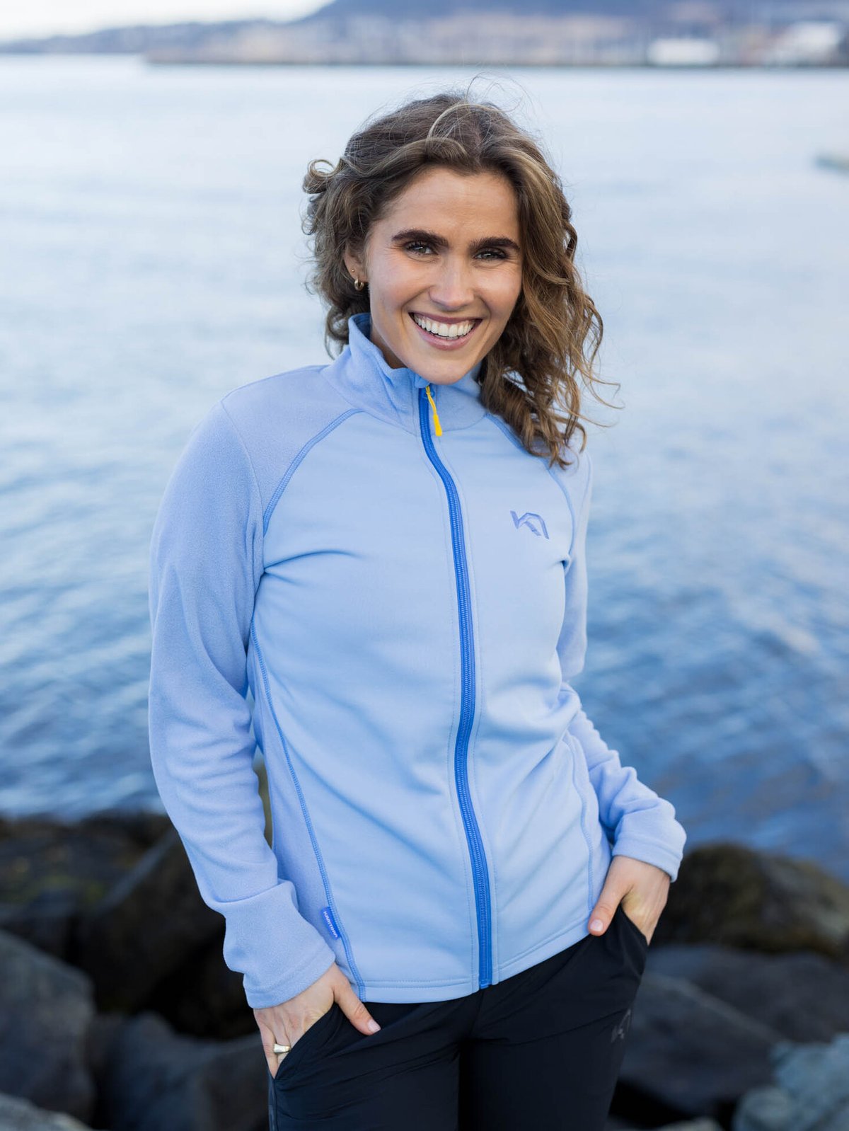Kari Traa Kari Full Zip Fleece Pastel Light Blue