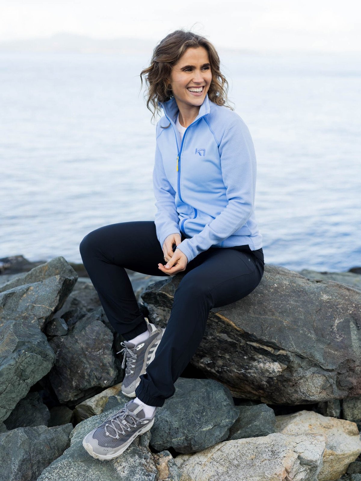 Kari Traa Kari Full Zip Fleece Pastel Light Blue