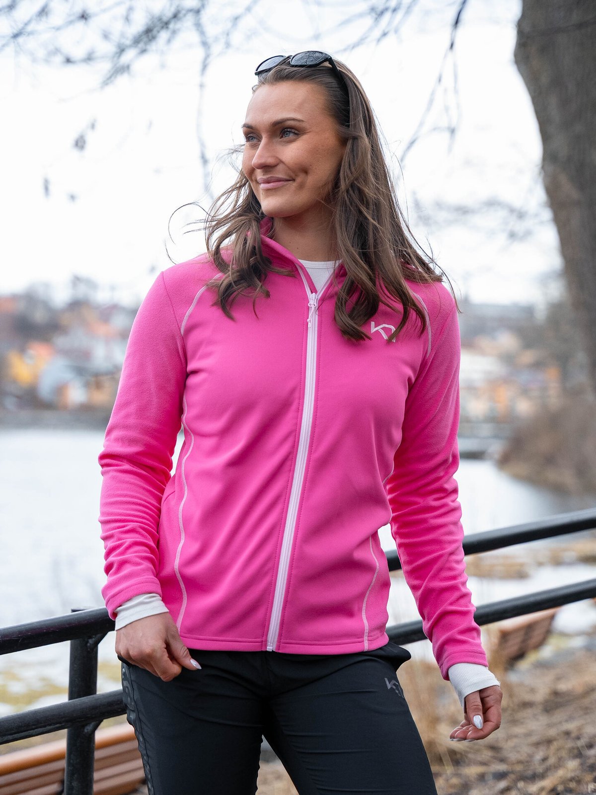 Kari Traa Kari Full Zip Fleece Sweet Pink