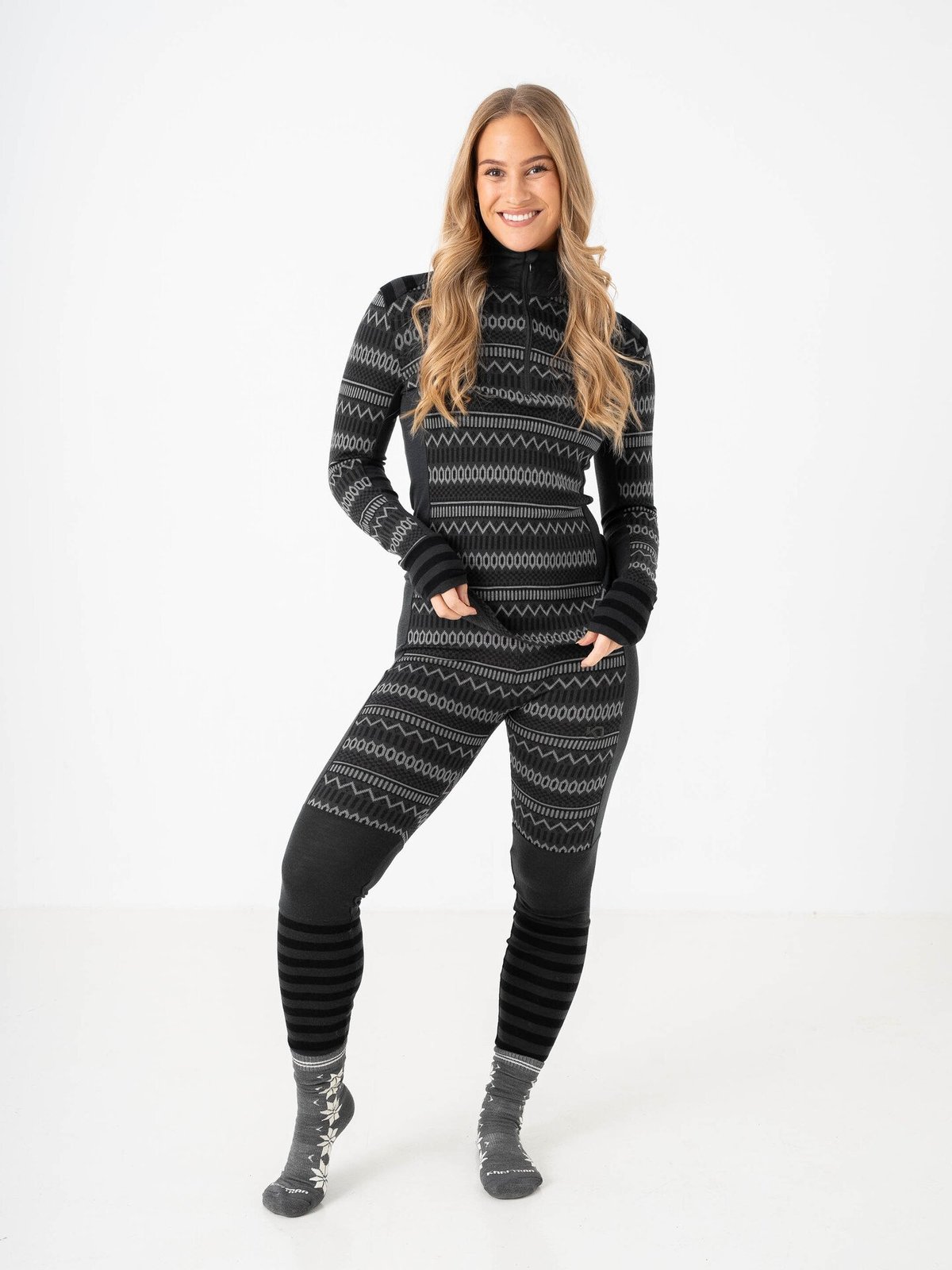 Kari Traa Kari Traa Åkle Half Zip Dark Grey