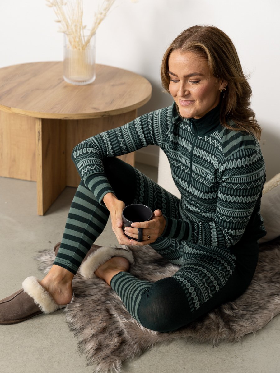 Kari Traa Kari Traa Åkle Half Zip Pine  - Get Inspired Exclusive Collection