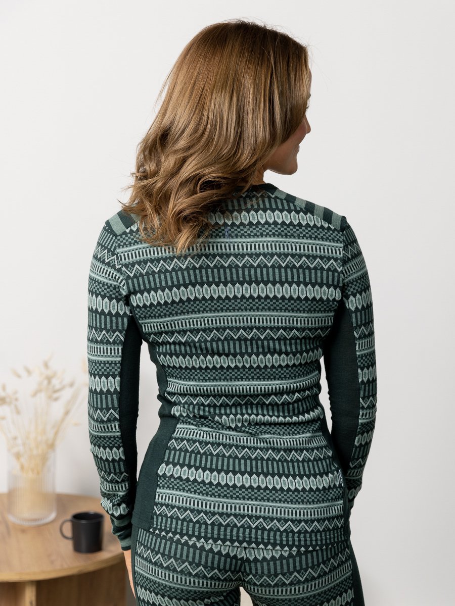 Kari Traa Åkle Long Sleeve Pine - Get Inspired Exclusive Collection