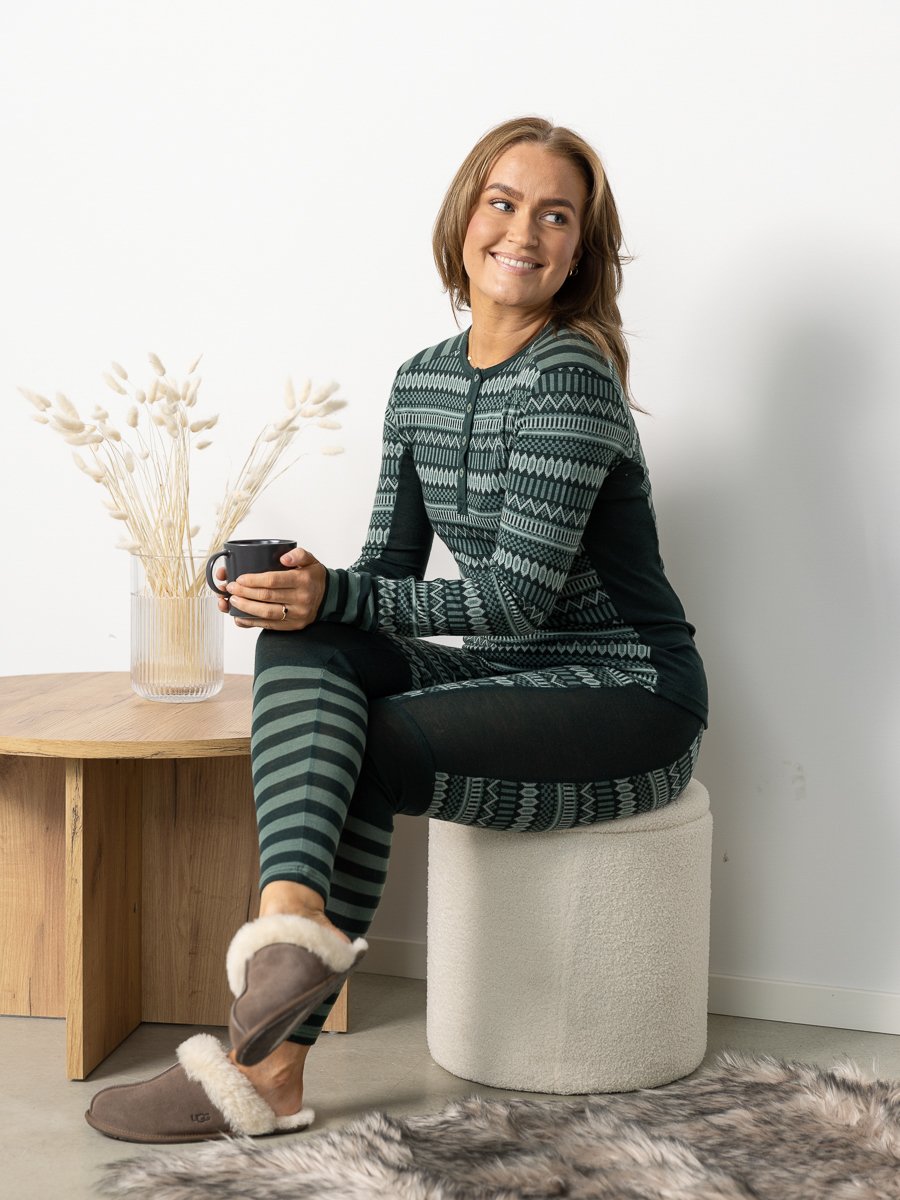 Kari Traa Åkle Long Sleeve Pine - Get Inspired Exclusive Collection