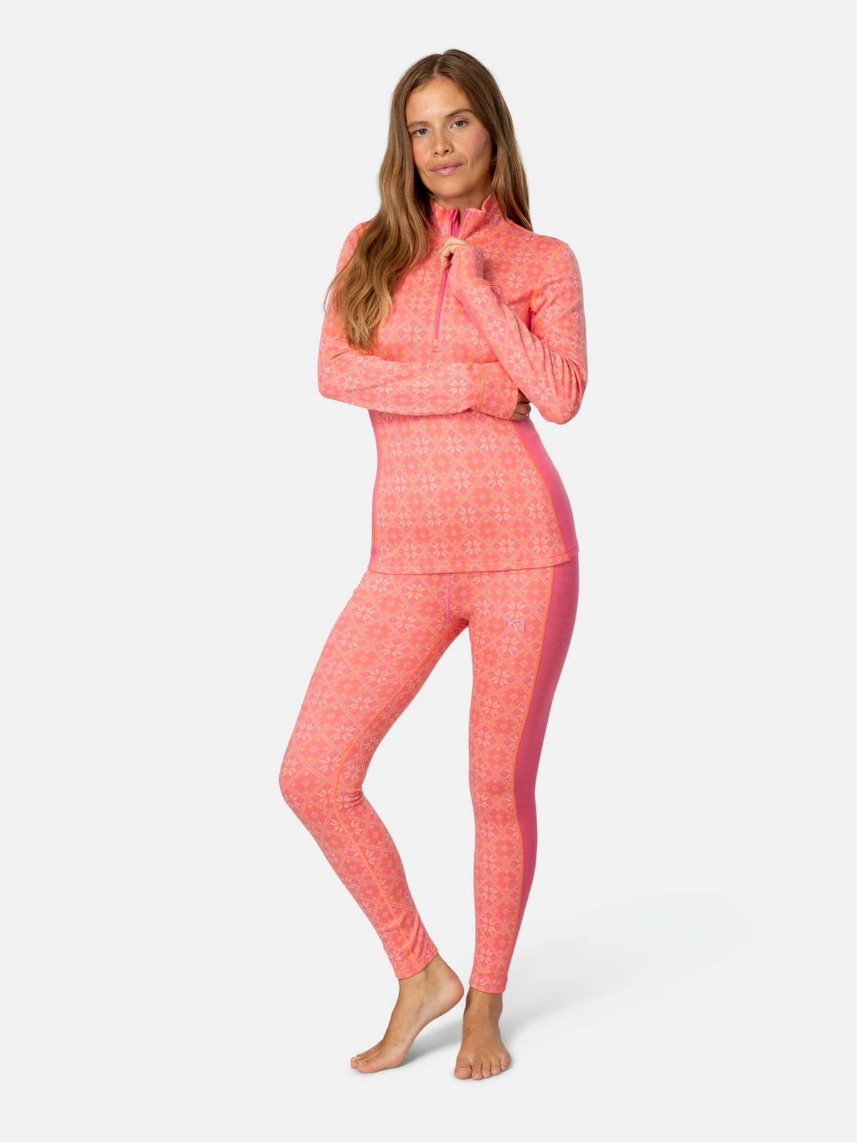Kari Traa Rose Half Zip Bubblegum